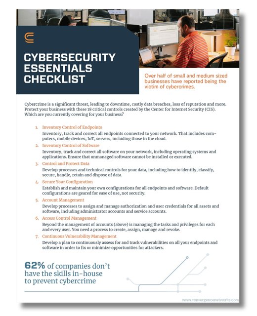 Cybersecurity Essentials Download - Convergence Networks