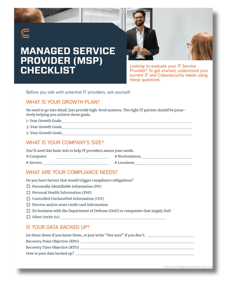 Download Choose IT Support Checklist