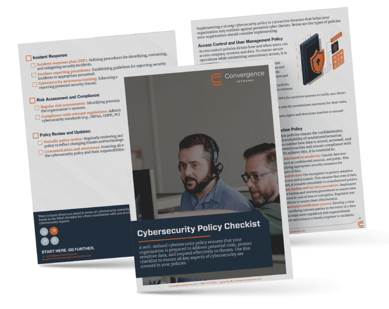 Cybersecurity Policy Checklist