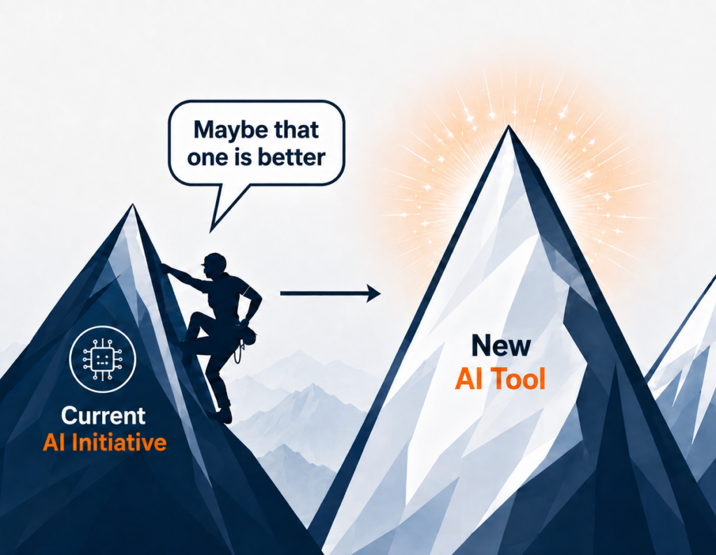 Shiny Object Syndome in adopting AI