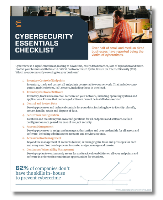 Cybersecurity Essentials Download - Convergence Networks