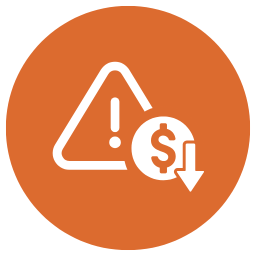 Reduce Mistakes and Costs Icon - Modern Work - Convergence Networks
