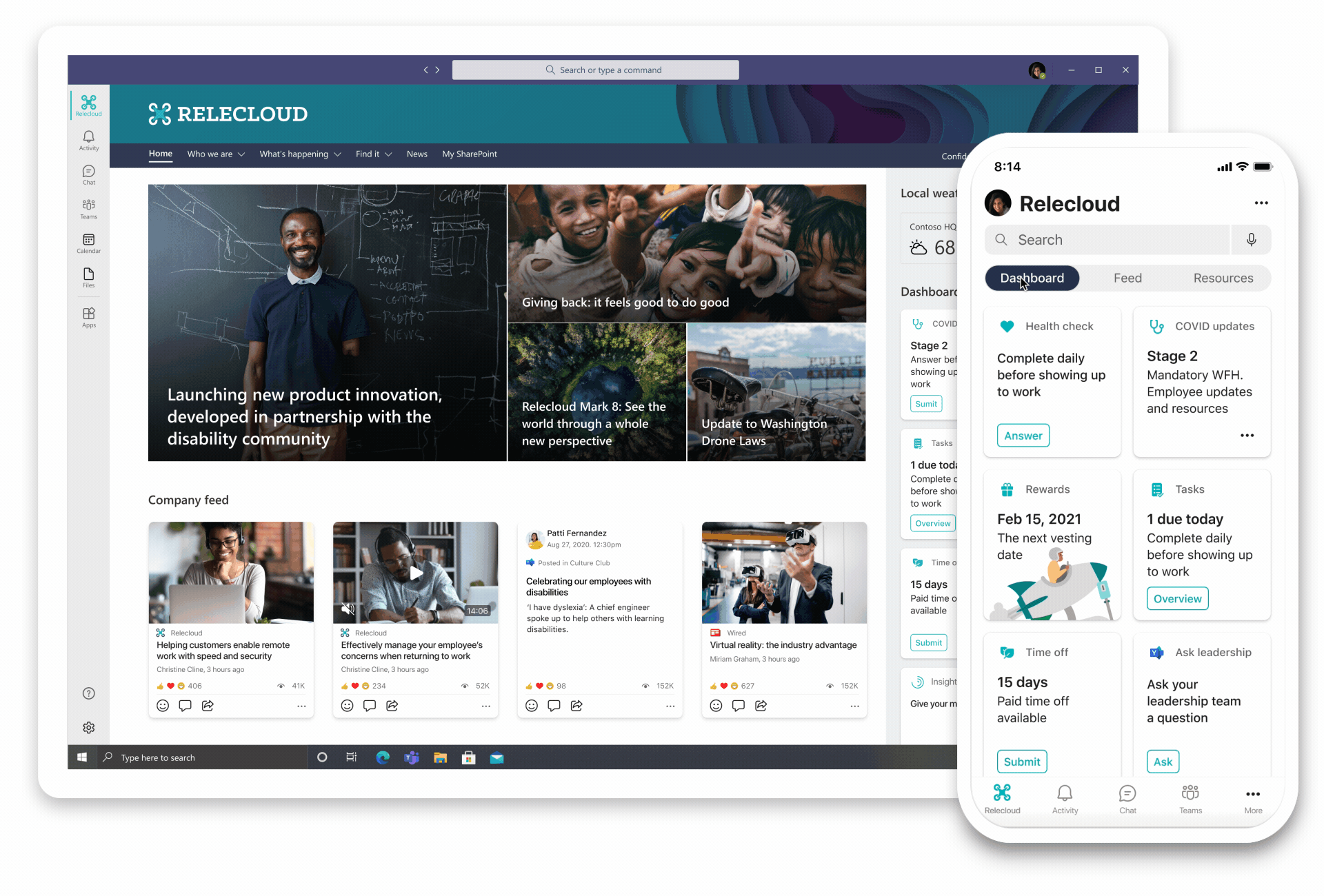 Viva Intranet - Employee Engagement - Convergence Networks