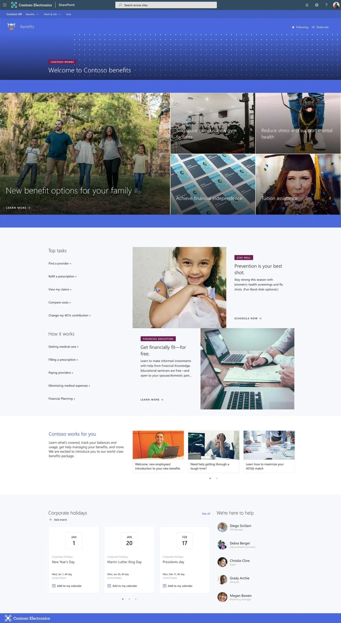 SharePoint Design Example - Full Layout Benefits - Convergence Networks